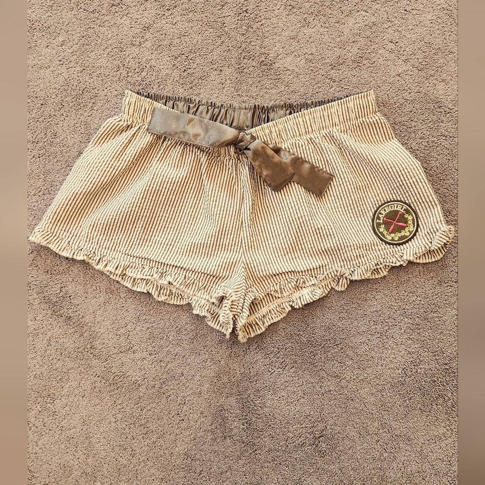 Size Medium Striped Shorts